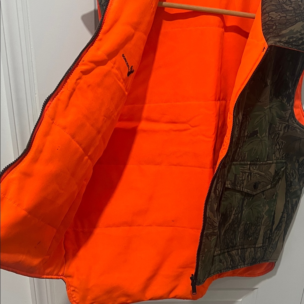 Reversible Camo and Orange‎ Hunting Vest, Size XL - Picture 6 of 8
